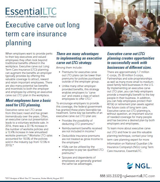 Essential LTC - Executive Carve Out Long-Term Care Insurance Planning
